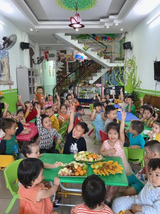 Những khoảnh khắc đáng yêu trong giờ học sáng tạo tại Búp Măng Non