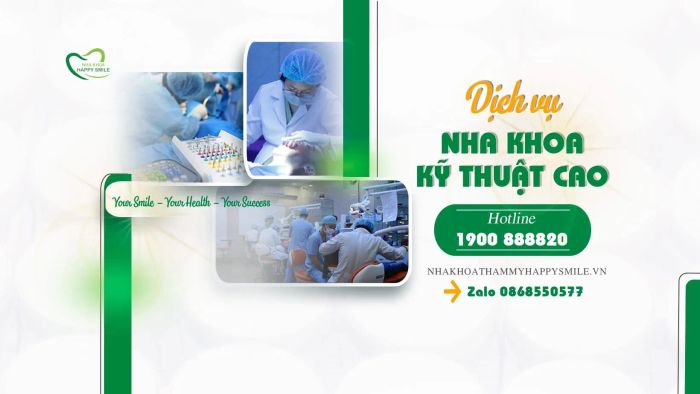 Hình ảnh cơ sở vật chất hiện đại tại Nha Khoa Nụ Cười Hạnh Phúc