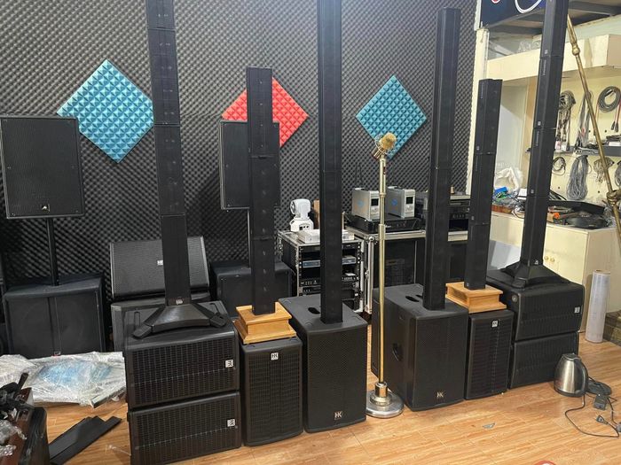 Hình ảnh hệ thống âm thanh chất lượng tại Long Speaker