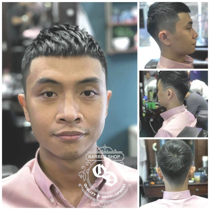 Không gian sang trọng tại QUANG ĐÀM Barbershop
