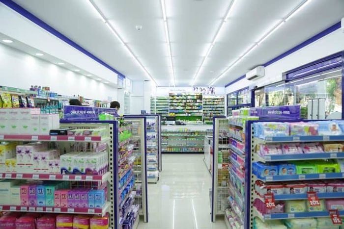Không gian mua sắm hiện đại tại Pharmacity