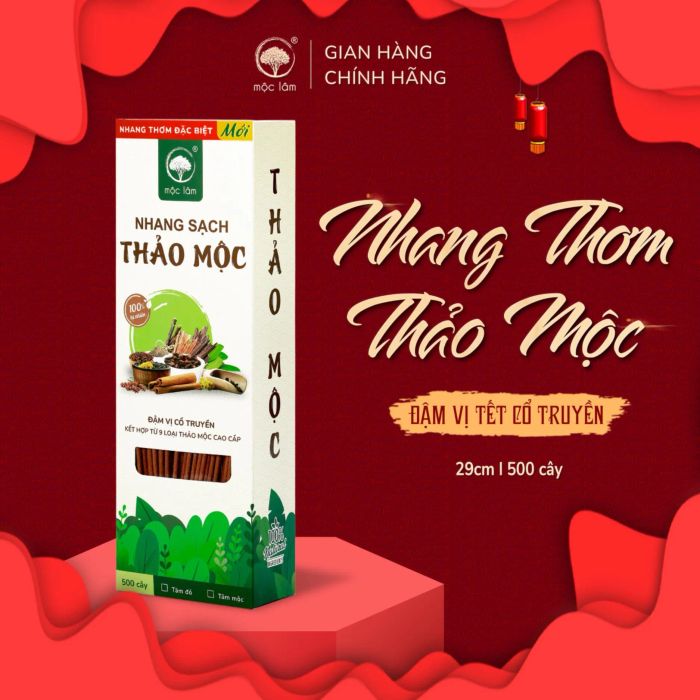 Hình ảnh chân thực về Nhang Thiên Nhiên Mộc Lâm - phiên bản 1