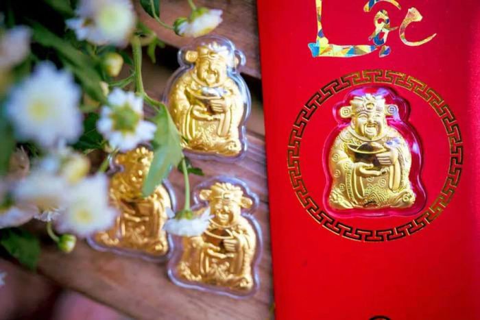 Hình ảnh minh họa nghi lễ cúng Thần Tài (Nguồn: Internet)