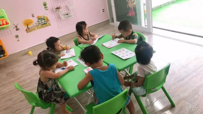 Hình ảnh giờ học ngoại khóa tại Mầm Non Thỏ Ngọc