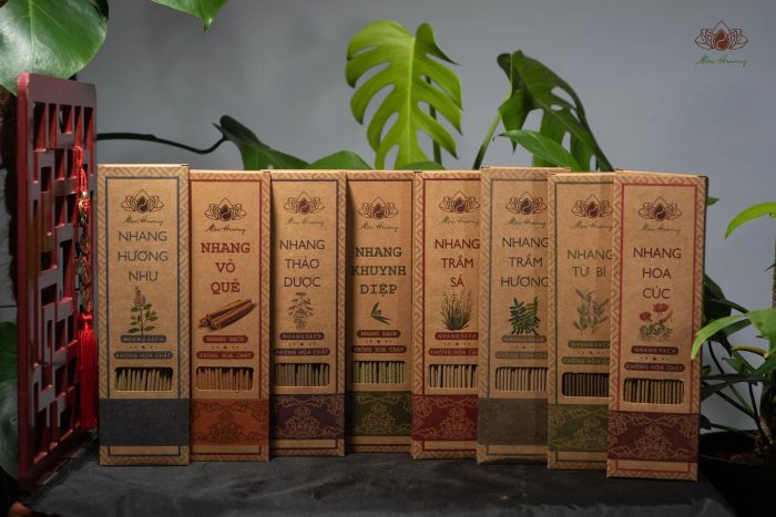 Hình ảnh chân thực về sản phẩm nhang Mộc Hương