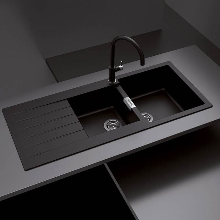 Hình ảnh chậu rửa Hafele dòng Premium bằng đá granite