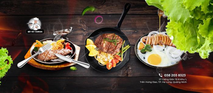 Không gian ấm cúng và món ngon tại Bít Tết Taiwan Hạ Long