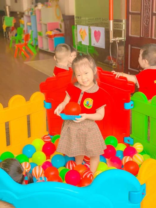 Không gian học tập sáng tạo tại Mầm Non Happy Kids