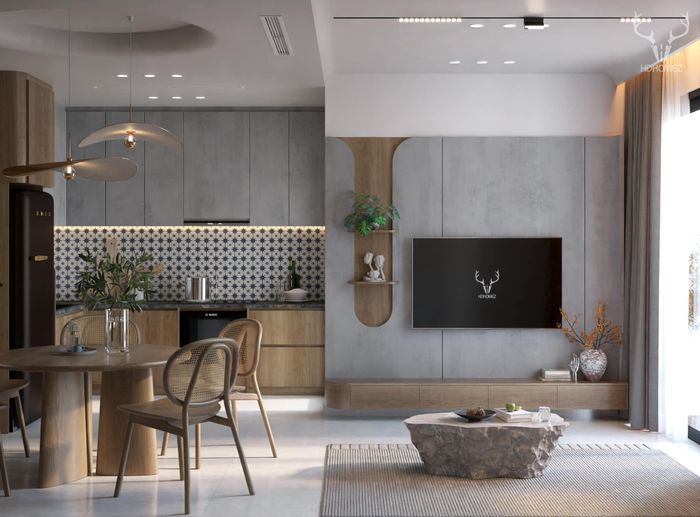 Không gian căn hộ hiện đại do HDhomez thiết kế