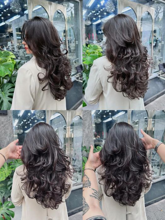 Học viên thực hành tại SDH Hair Studio