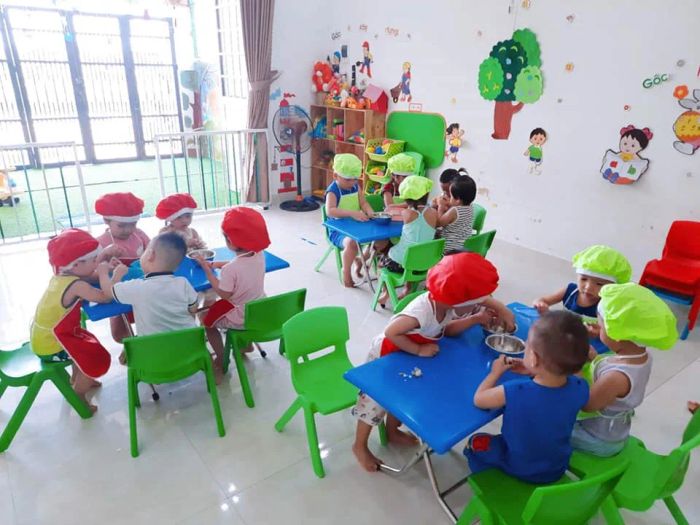 Hình ảnh tuyệt đẹp về không gian học tập tại Mầm Non Bồ Công Anh