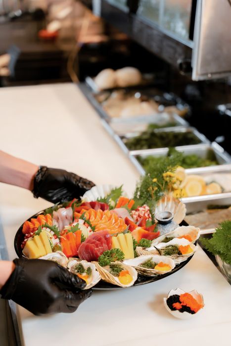 Những tác phẩm nghệ thuật từ sushi và sashimi