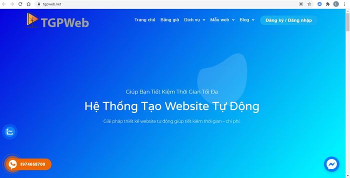 Hình ảnh minh họa TGPWeb
