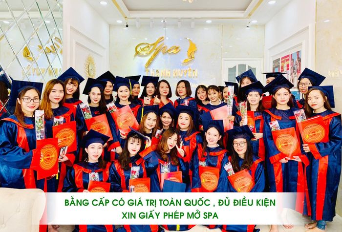 Không gian học tập hiện đại tại Học viện Spa Thanh Huyền