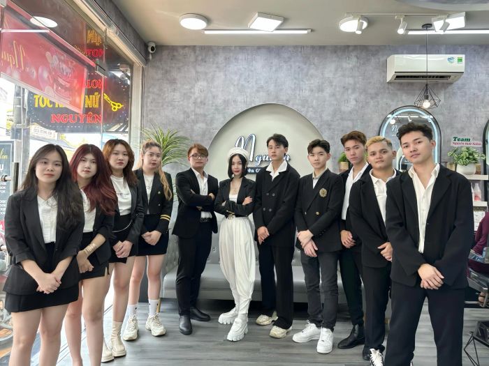 Hình ảnh không gian đào tạo tại Nguyên Hair Academy