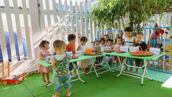 Hình ảnh cơ sở vật chất hiện đại tại Mầm Non Thỏ Ngọc