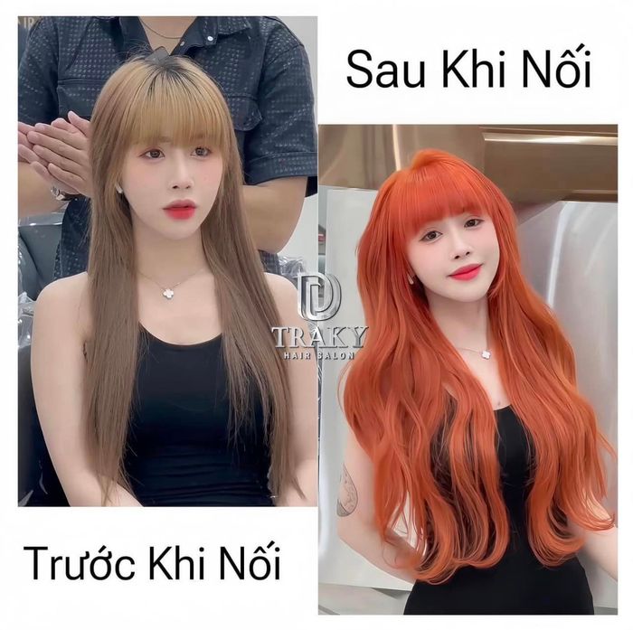 Bộ sưu tập hình ảnh tóc nối nghệ thuật tại Traky Hair Salon