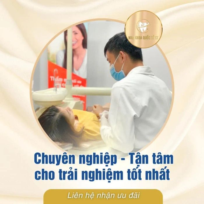 Không gian sang trọng và hiện đại tại Nha khoa Quốc Tế ST