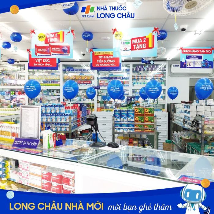 Không gian hiện đại và chuyên nghiệp tại Nhà thuốc FPT Long Châu