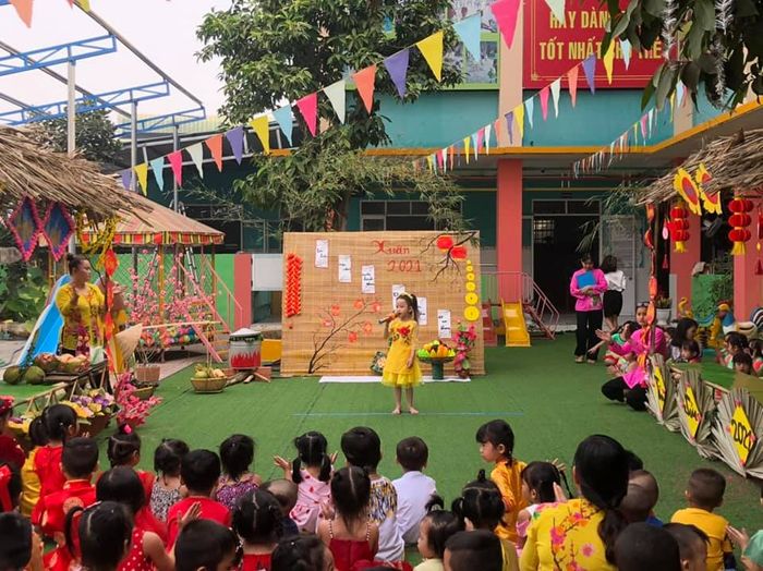 Khoảnh khắc học tập vui chơi tại Trường mầm non Hưng Lợi - Cơ sở 5 Sóc Bông (Ảnh 2)
