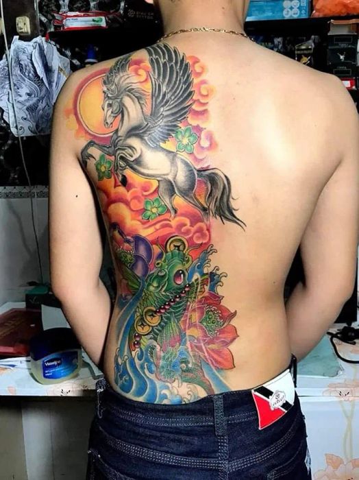 Tác phẩm nghệ thuật ấn tượng tại Lợi Tattoo