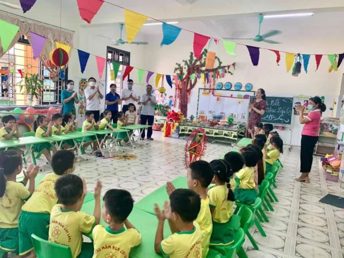 Góc vui chơi sáng tạo ở Mầm Non Chi Lăng
