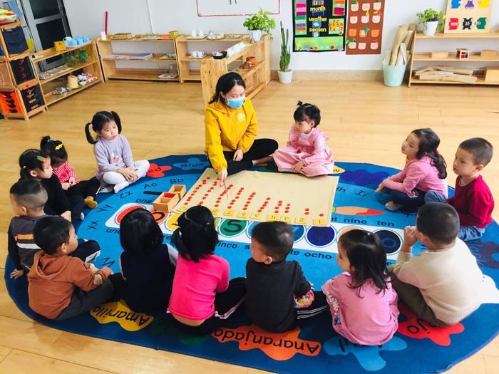 Không gian vui chơi sáng tạo tại Mầm Non ĐỒ RÊ MÍ Montessori