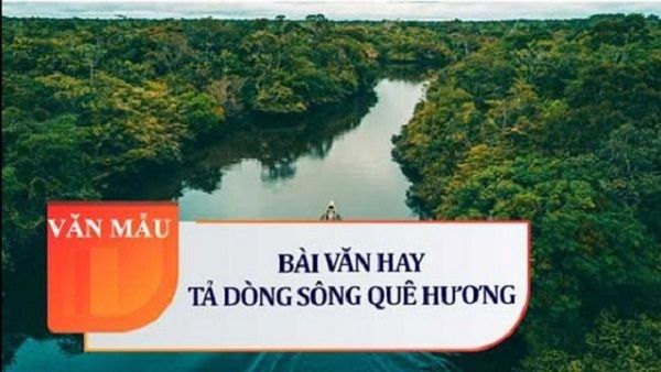 Hình ảnh minh họa dòng sông quê (Nguồn: Internet)