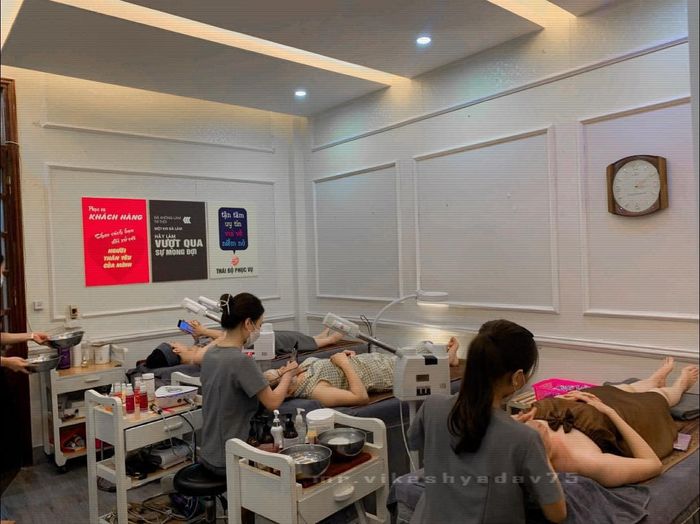 Không gian trị liệu cao cấp tại Muối Spa