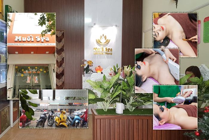 Không gian sang trọng tại Muối Spa