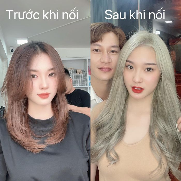 Nối Tóc Quý Tây - Hình ảnh thực tế về những mái tóc nối tự nhiên như thật
