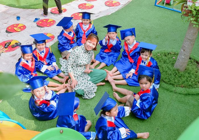 Không gian học tập tràn ngập ánh sáng tại Trường mầm non Hoa Nắng 2