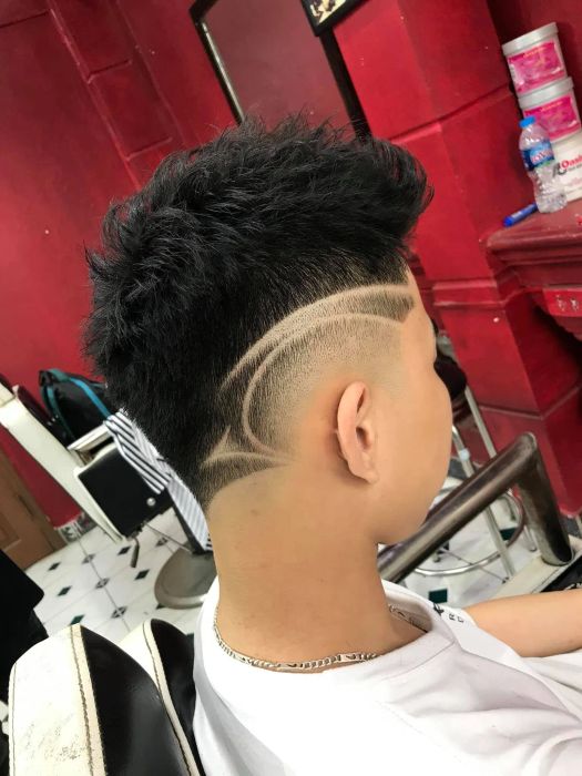 Những tác phẩm tạo kiểu ấn tượng tại Lãnh Địa Đàn Ông Barbershop