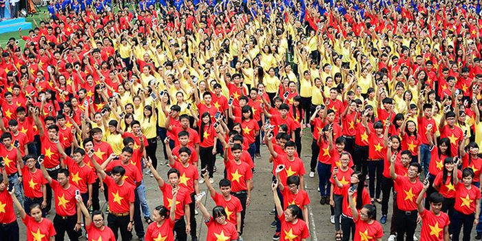 Hình ảnh minh họa sống động về tinh thần yêu nước (Nguồn: internet)
