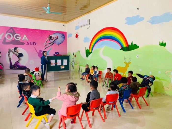 Không gian học tập tràn đầy niềm vui tại Mầm Non Nhật Minh
