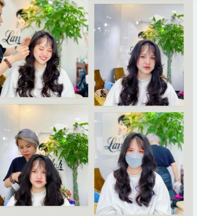 Không gian sang trọng và tác phẩm tóc nghệ thuật tại Hair Salon Lan Anh