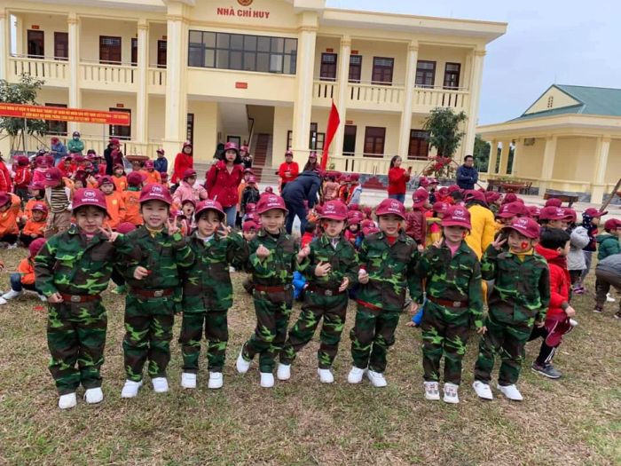 Những khoảnh khắc đáng yêu trong giờ học tại Mầm non Quỳnh Thiện