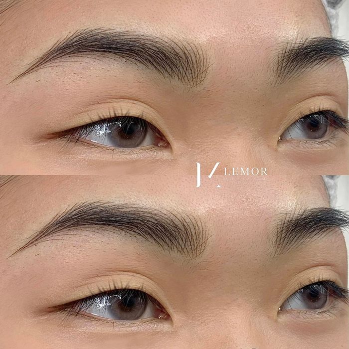 Hình ảnh quy trình phun xăm tại Lemor Beauty Academy - Tỉ mỉ và chuẩn xác