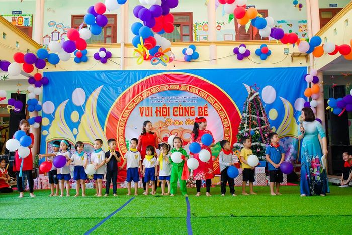 Không gian học tập hiện đại tại Mầm Non Hoa Mai