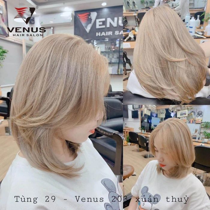 Hình ảnh thực tế về không gian phục vụ tại VENUS Hair Salon
