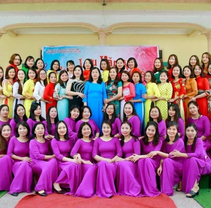 Hình ảnh không gian học tập tại Mầm non Quỳnh Xuân