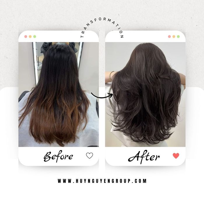 Hình ảnh đội ngũ stylist đang thực hiện tạo mẫu tóc chuyên nghiệp