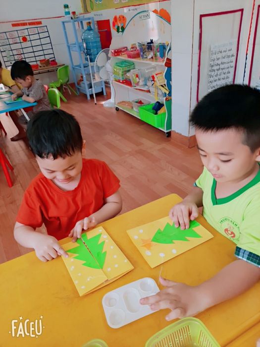 Góc học tập đầy màu sắc tại Chú Gấu Nhỏ