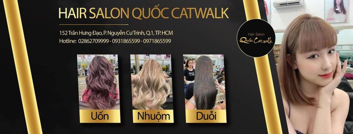 Không gian thiết kế hiện đại tại Quoc Catwalk Hair Salon