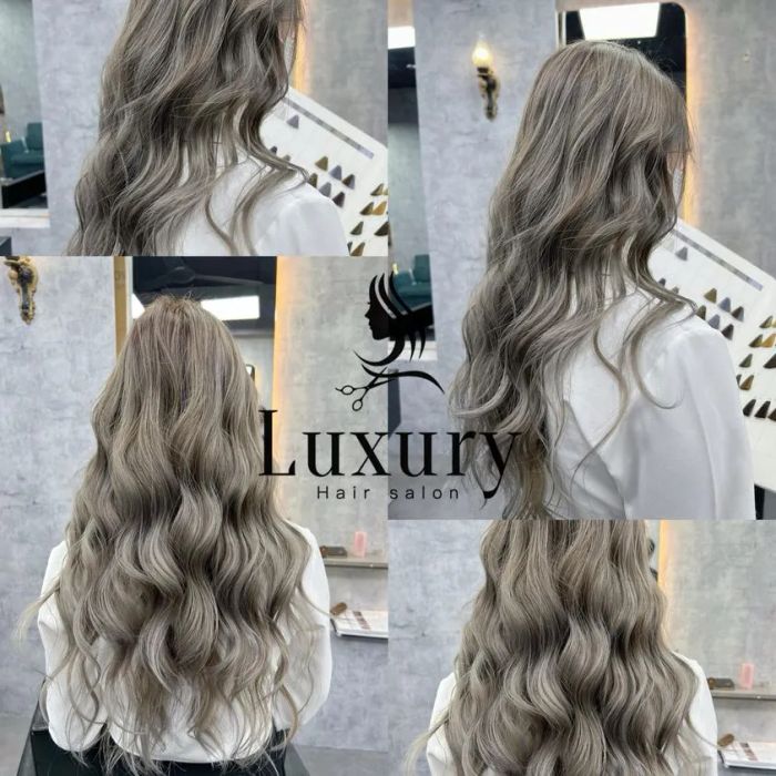 Những tác phẩm tóc nghệ thuật tại Viện Tóc Luxury