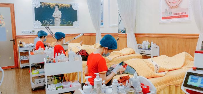 Hình ảnh không gian sang trọng tại Viện Thẩm Mỹ Hoàn Anh