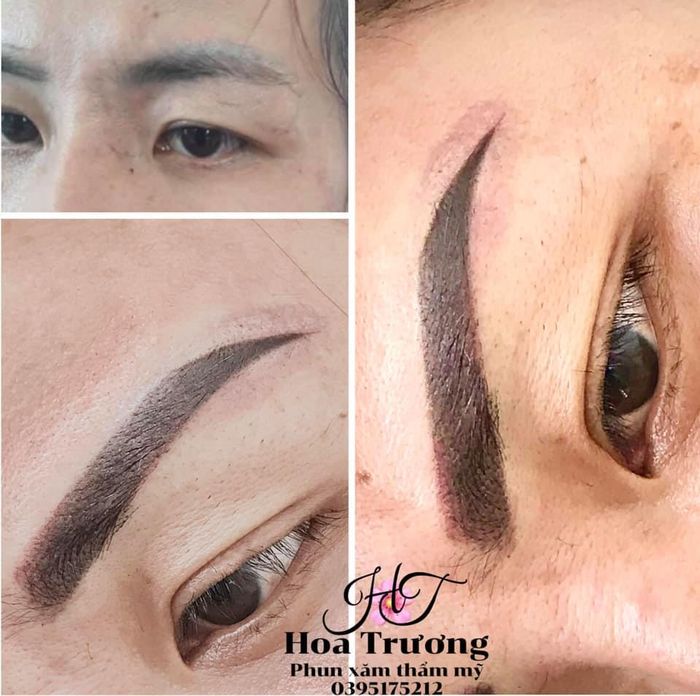 Hoa Trương Phun xăm thẩm mỹ ảnh 2