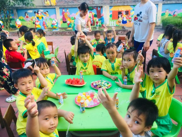 Góc vui chơi sáng tạo ở Mầm Non Trần Đức Thông