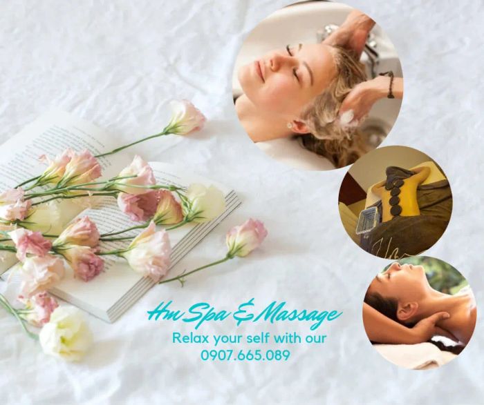 Hình ảnh không gian thư giãn tại HM Spa & Massage