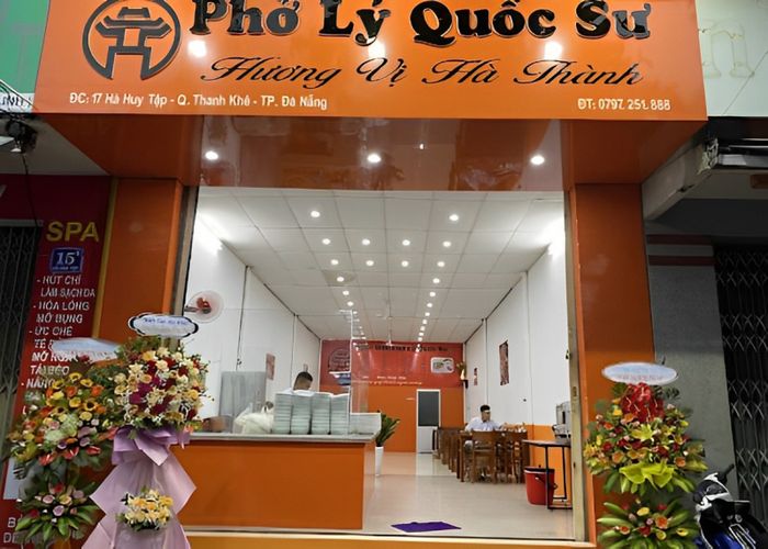 Hình ảnh không gian ấm cúng tại Phở Lý Quốc Sư Đà Nẵng